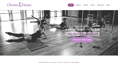 Desktop Screenshot of mychromefitness.com